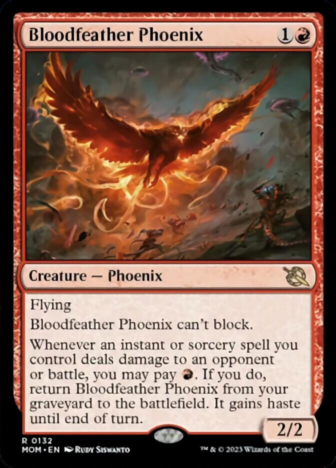 Bloodfeather Phoenix [March of the Machine] | Rook's Games and More