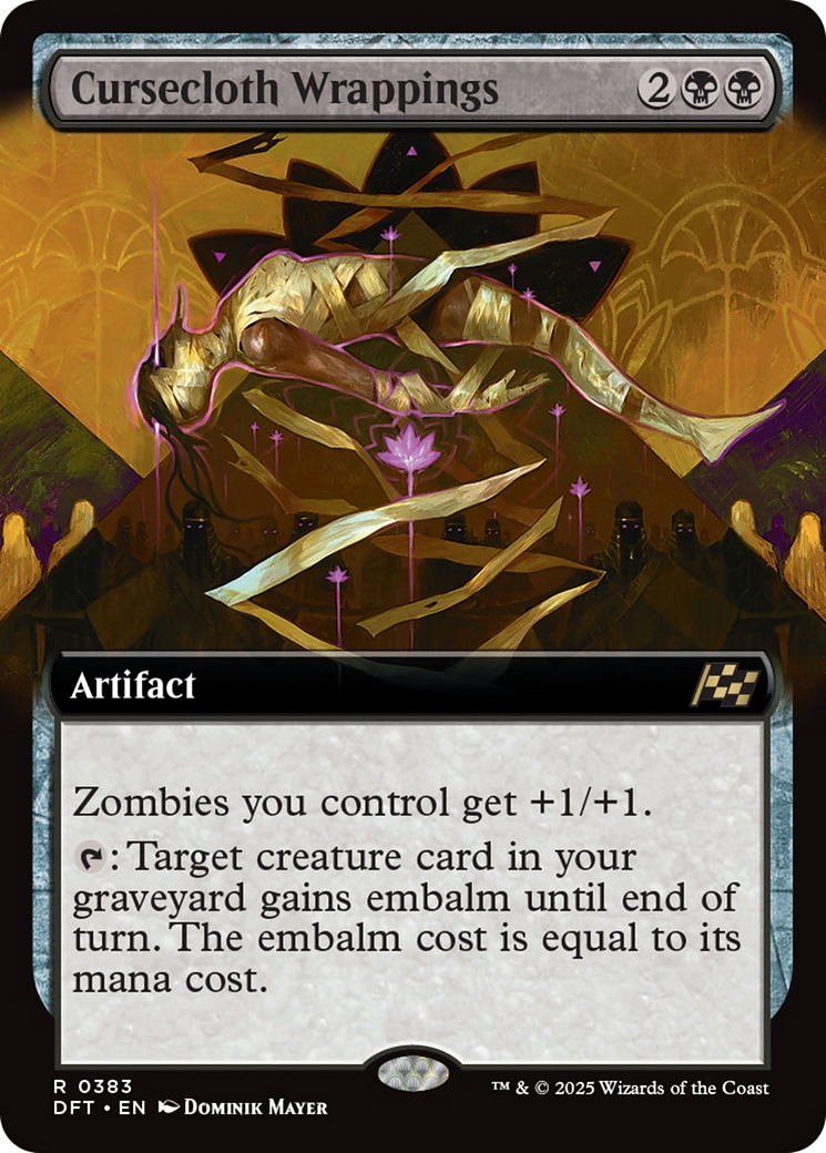 Cursecloth Wrappings (Extended Art) [Aetherdrift] | Rook's Games and More
