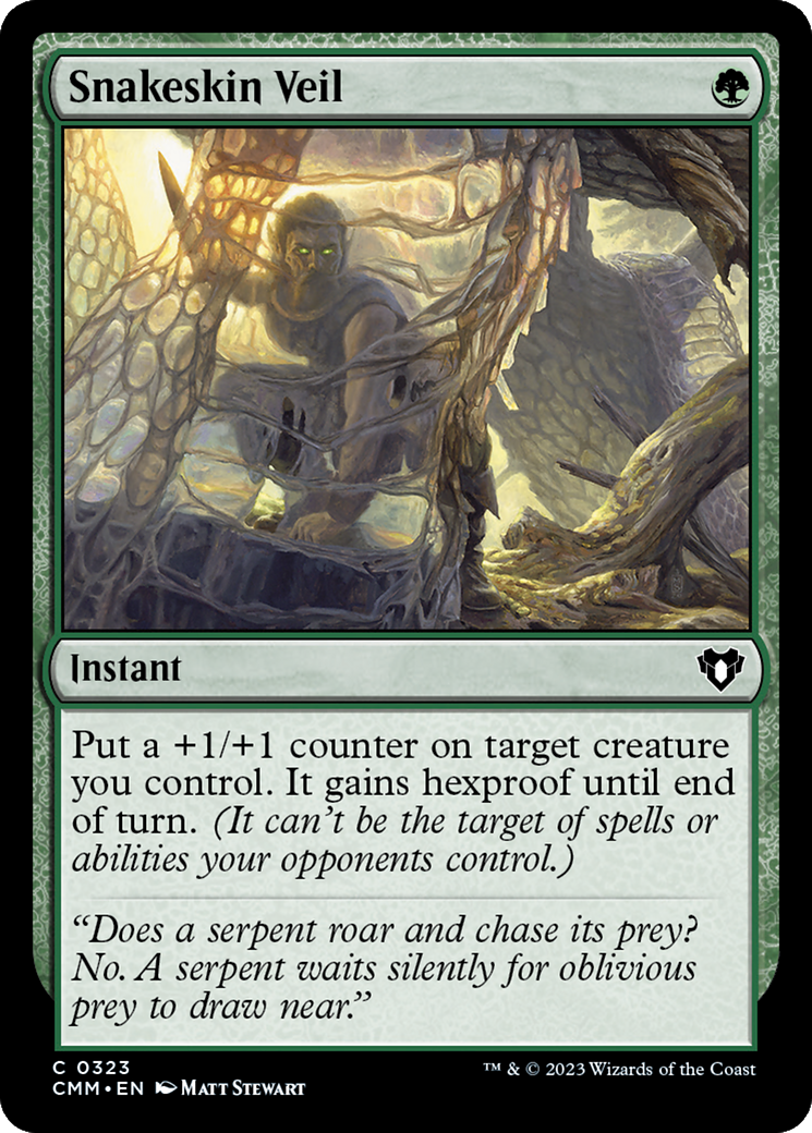 Snakeskin Veil [Commander Masters] | Rook's Games and More