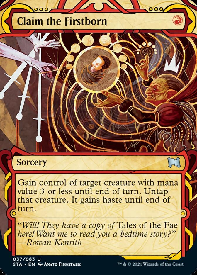 Claim the Firstborn (Foil Etched) [Strixhaven: Mystical Archive] | Rook's Games and More