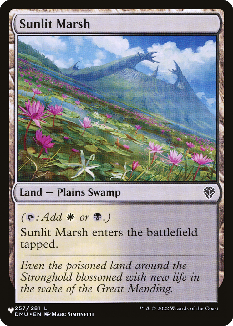 Sunlit Marsh [The List Reprints] | Rook's Games and More