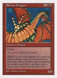 Shivan Dragon (Oversized) [Oversize Cards] | Rook's Games and More