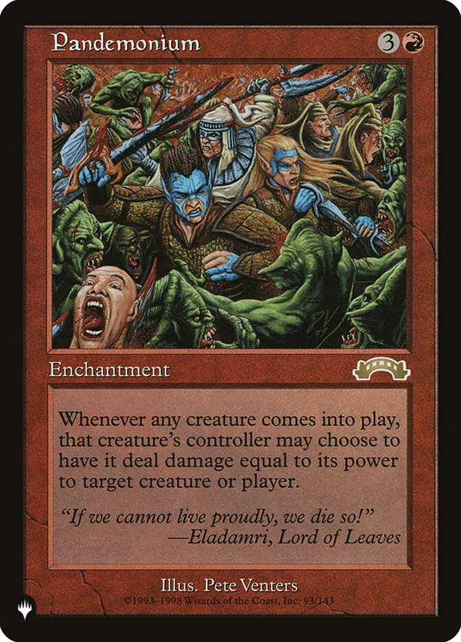 Pandemonium [The List] | Rook's Games and More
