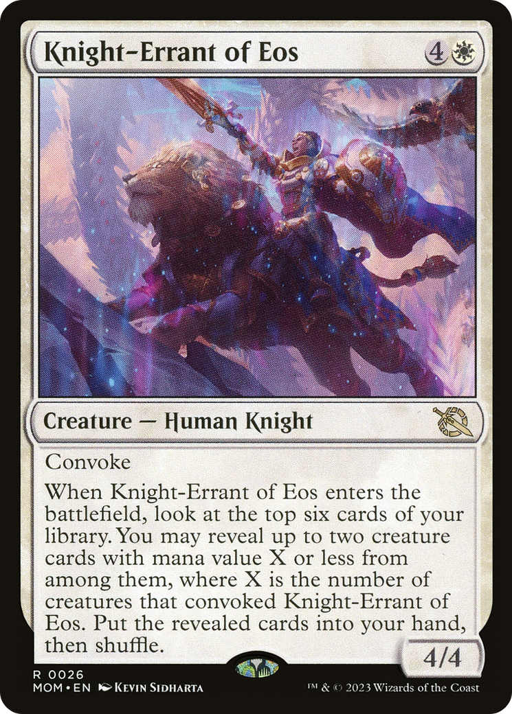 Knight-Errant of Eos [March of the Machine] | Rook's Games and More
