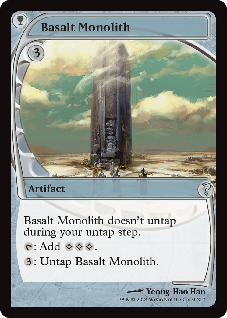 Basalt Monolith (Future Sight) [Mystery Booster 2] | Rook's Games and More