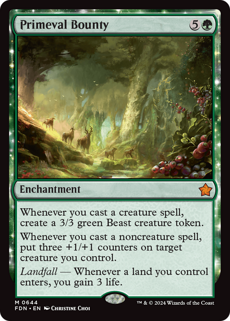 Primeval Bounty [Foundations] | Rook's Games and More