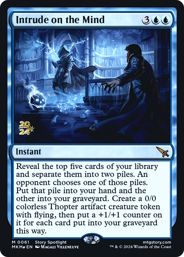 Intrude on the Mind [Murders at Karlov Manor Prerelease Promos] | Rook's Games and More