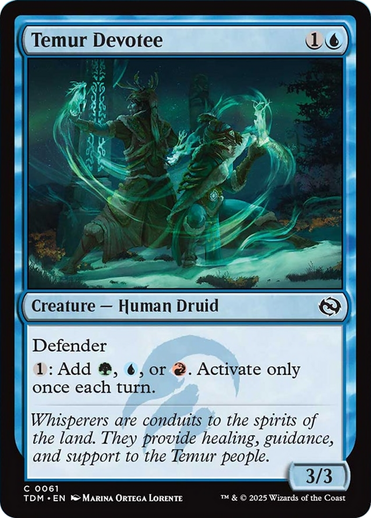 Temur Devotee [Tarkir: Dragonstorm] | Rook's Games and More