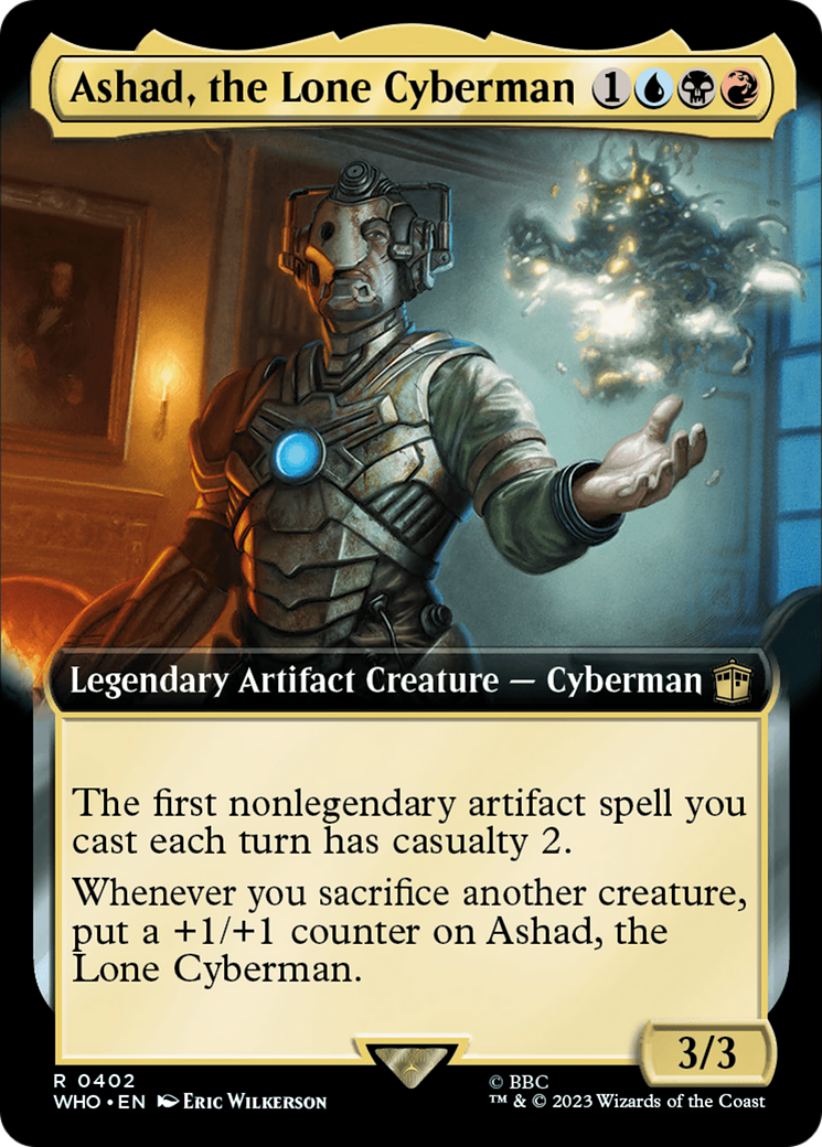 Ashad, the Lone Cyberman (Extended Art) [Doctor Who] | Rook's Games and More