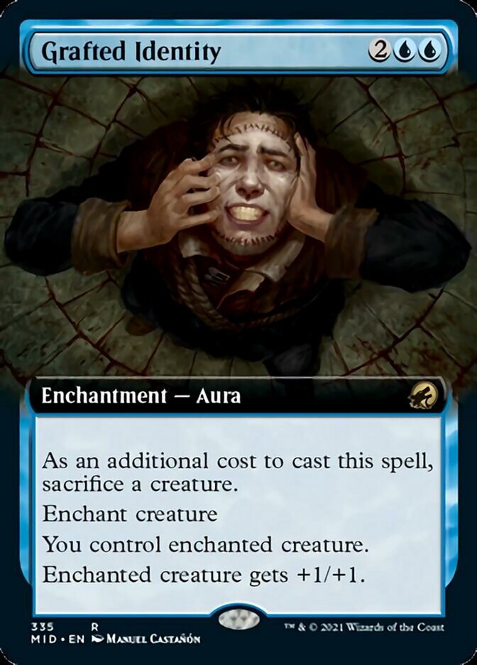 Grafted Identity (Extended Art) [Innistrad: Midnight Hunt] | Rook's Games and More