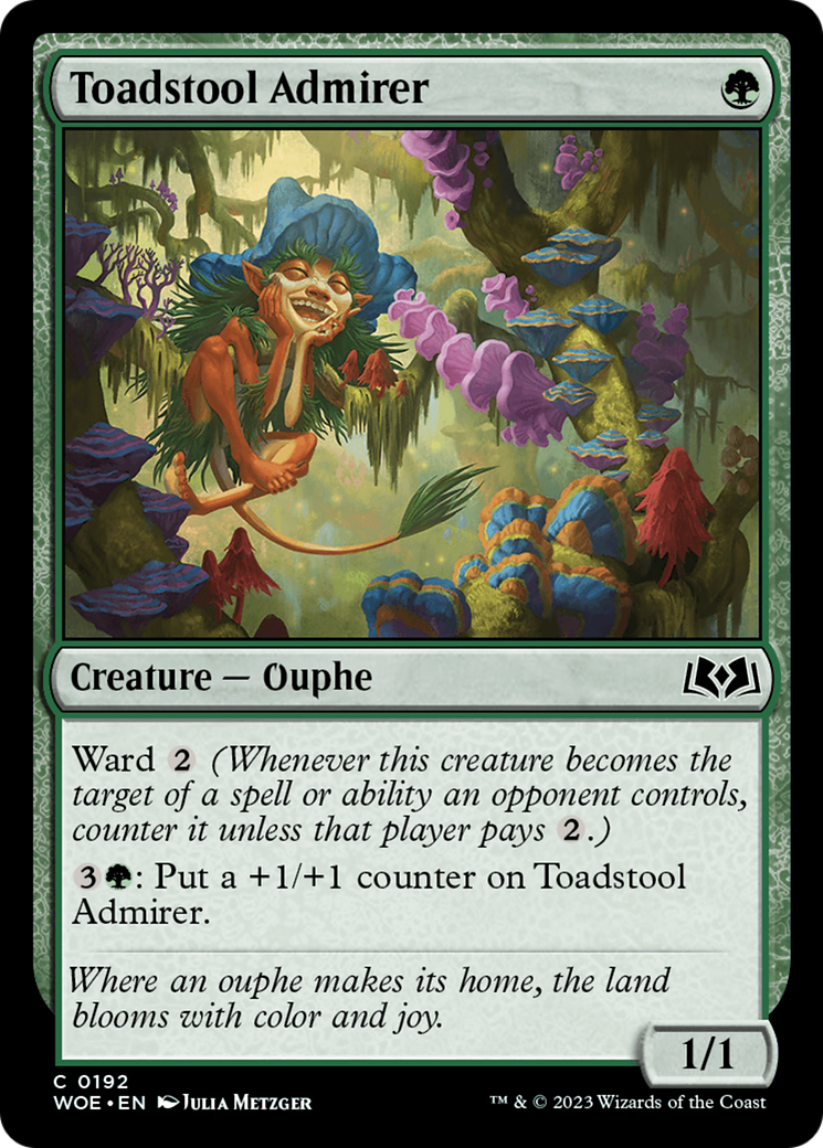 Toadstool Admirer [Wilds of Eldraine] | Rook's Games and More