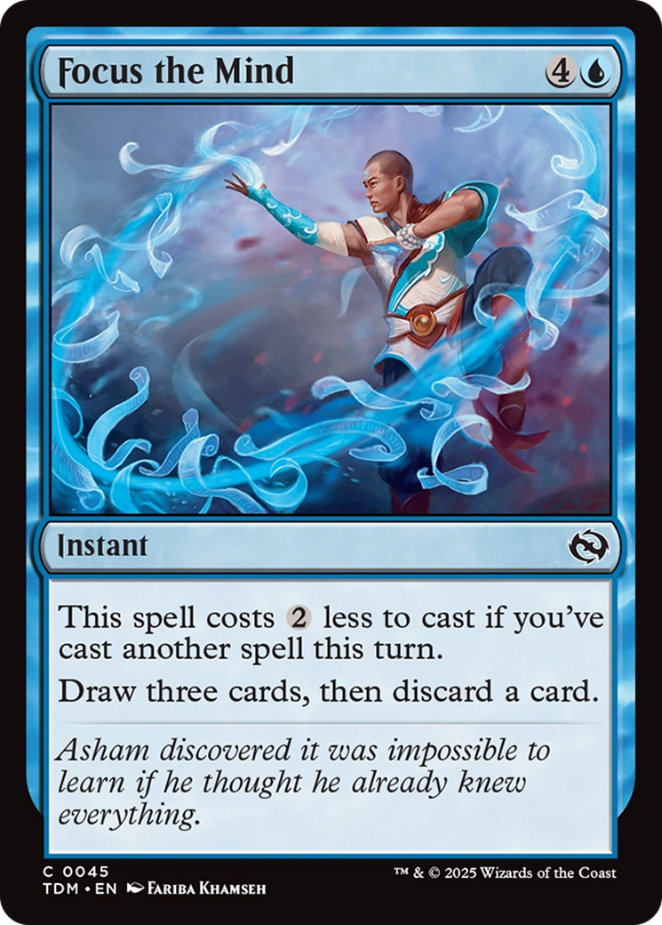 Focus the Mind [Tarkir: Dragonstorm] | Rook's Games and More