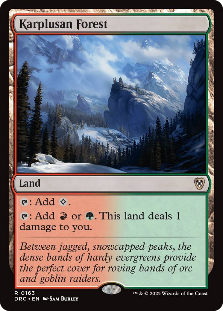 Karplusan Forest [Aetherdrift Commander] | Rook's Games and More