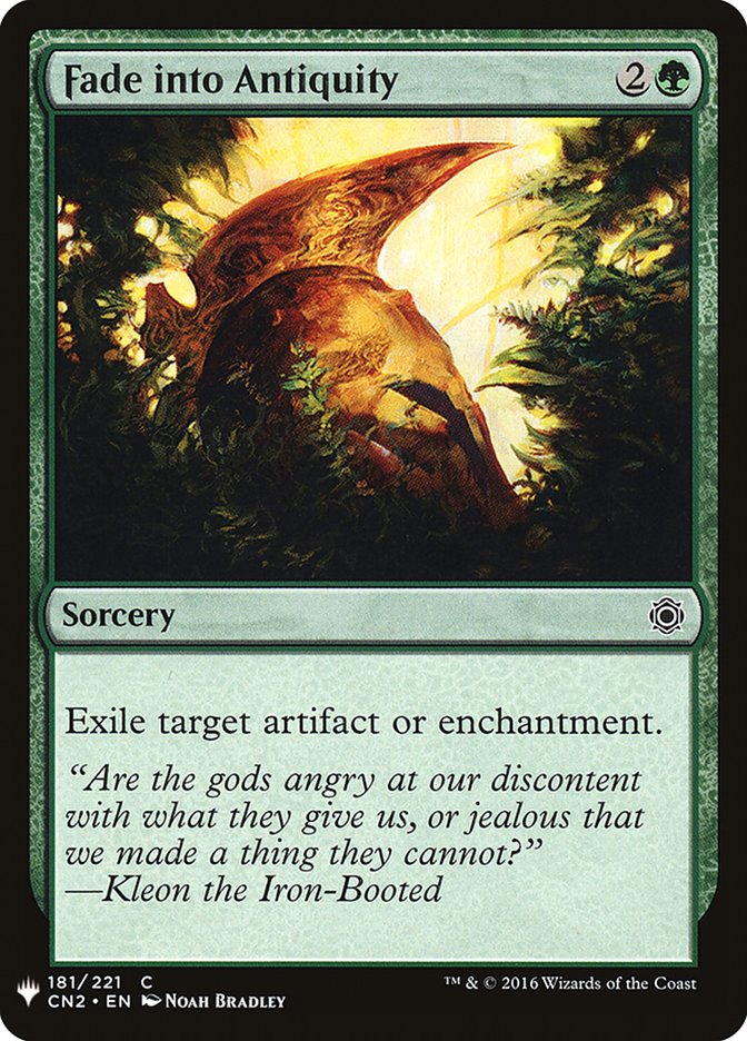 Fade into Antiquity [Mystery Booster] | Rook's Games and More