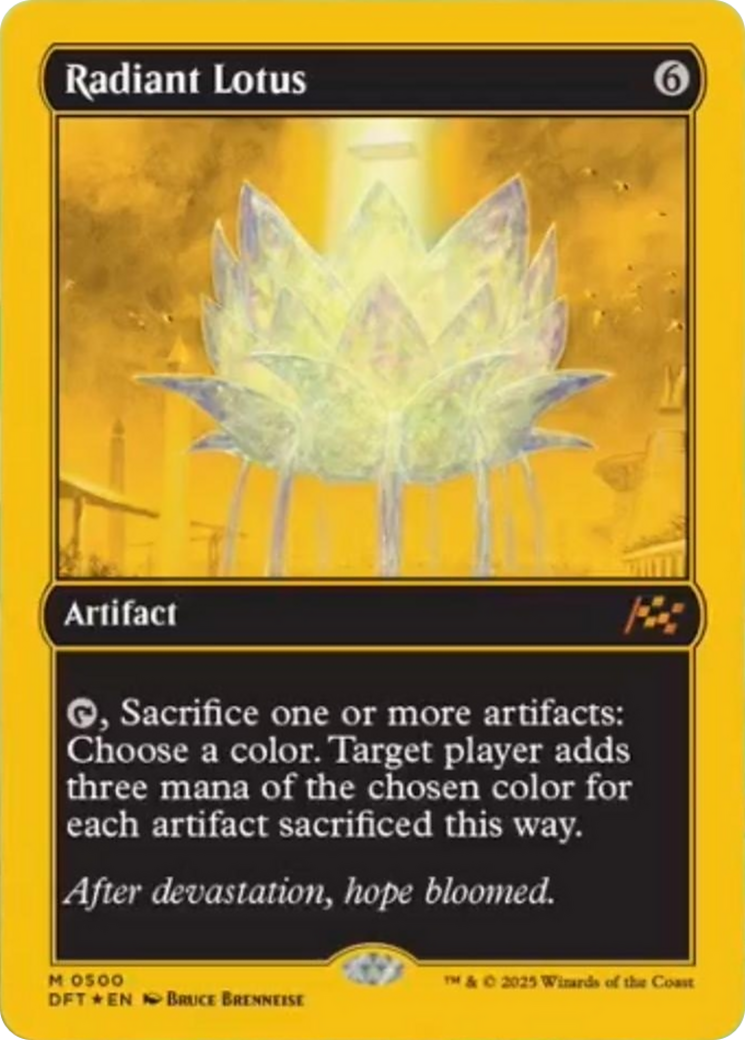 Radiant Lotus (First-Place Foil) [Aetherdrift] | Rook's Games and More