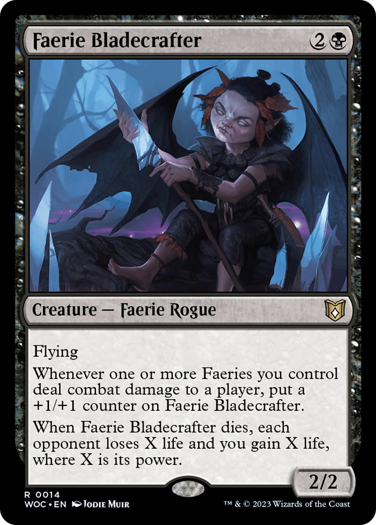 Faerie Bladecrafter [Wilds of Eldraine Commander] | Rook's Games and More
