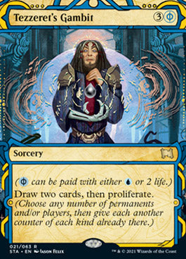 Tezzeret's Gambit (Foil Etched) [Strixhaven: Mystical Archive] | Rook's Games and More