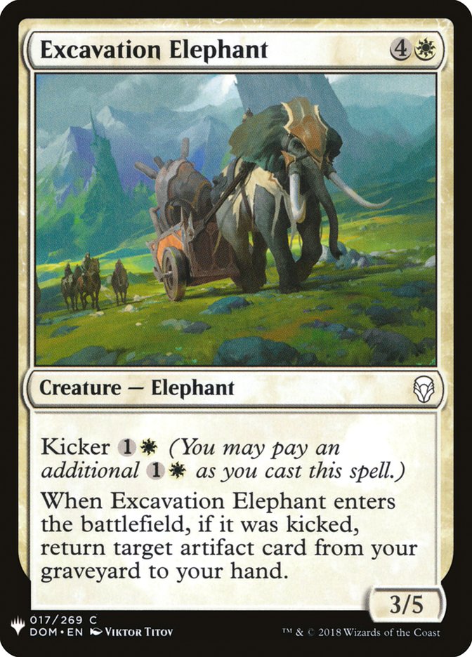 Excavation Elephant [Mystery Booster] | Rook's Games and More