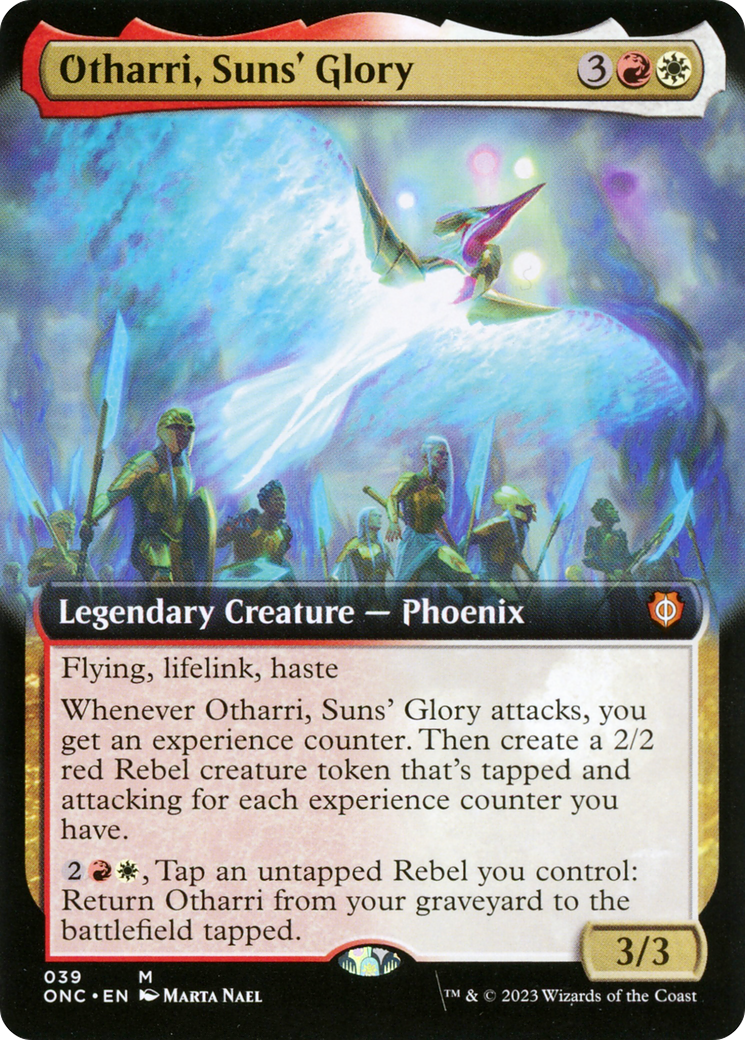 Otharri, Suns' Glory (Extended Art) [Phyrexia: All Will Be One Commander] | Rook's Games and More