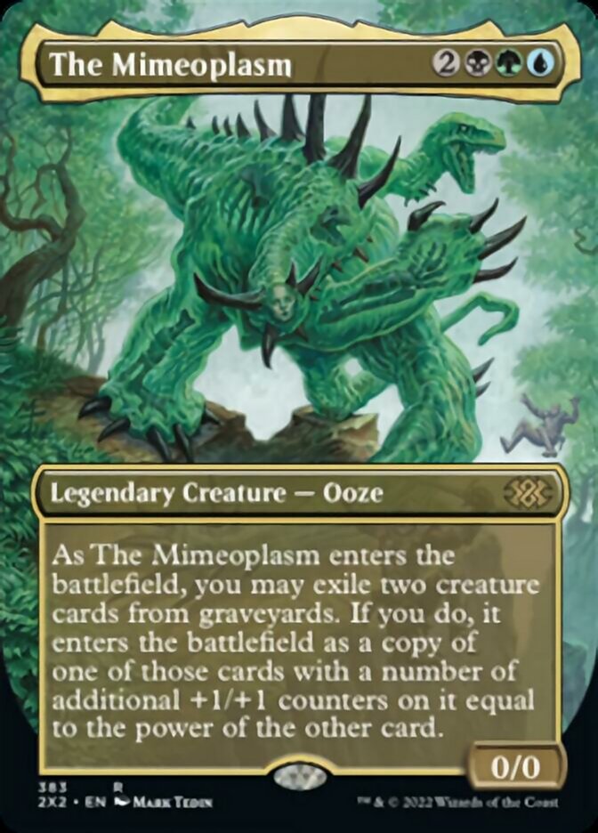 The Mimeoplasm (Borderless Alternate Art) [Double Masters 2022] | Rook's Games and More