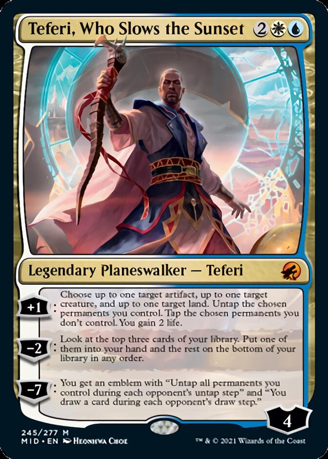 Teferi, Who Slows the Sunset [Innistrad: Midnight Hunt] | Rook's Games and More