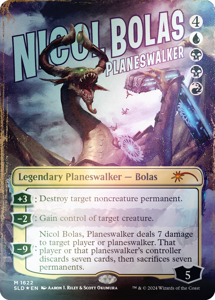 Nicol Bolas, Planeswalker (Rainbow Foil) [Secret Lair Drop Series] | Rook's Games and More