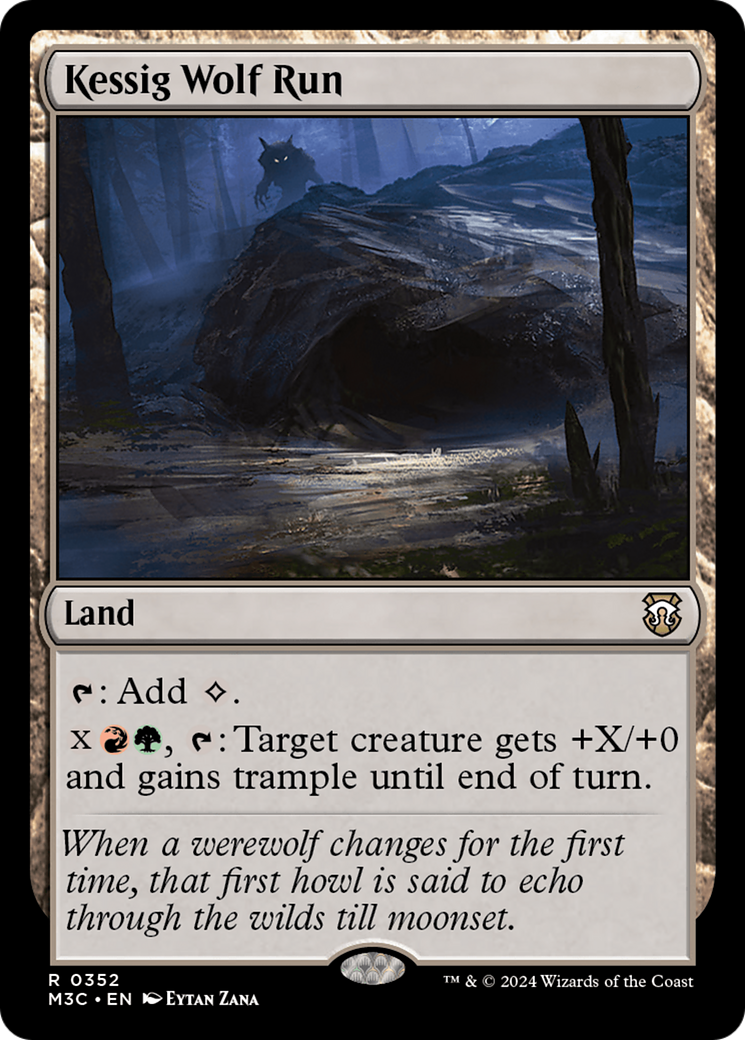 Kessig Wolf Run (Ripple Foil) [Modern Horizons 3 Commander] | Rook's Games and More