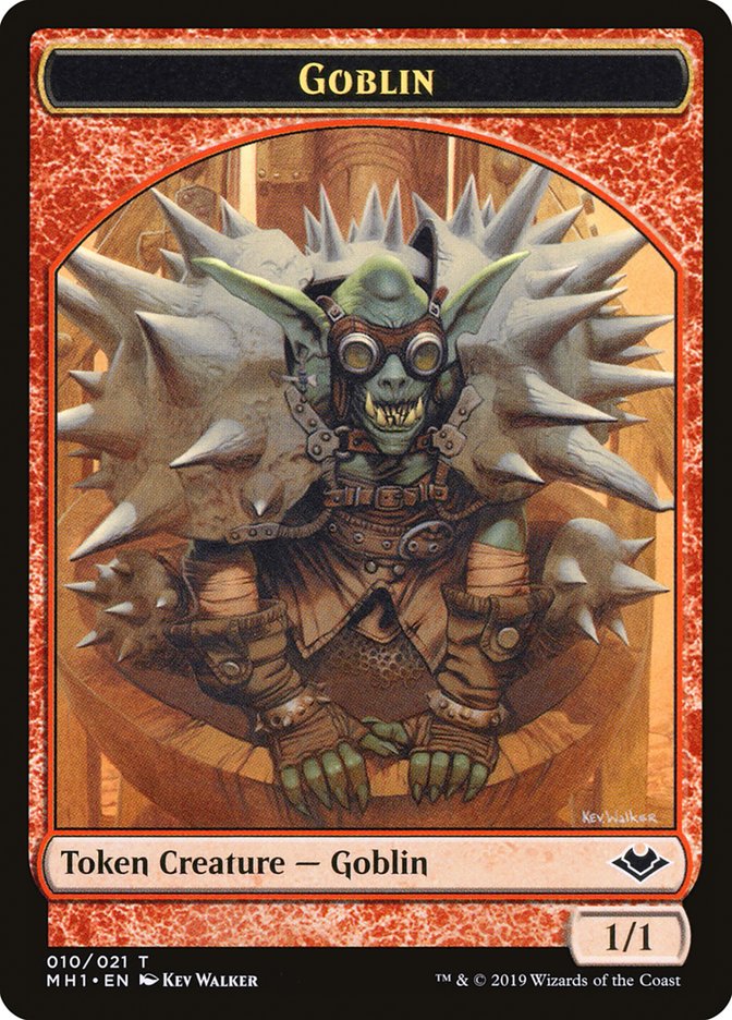 Elemental (009) // Goblin Double-Sided Token [Modern Horizons Tokens] | Rook's Games and More