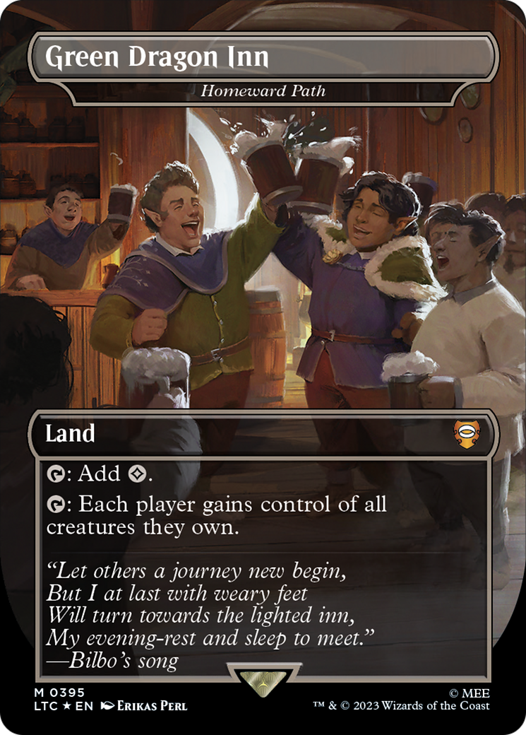 Green Dragon Inn - Homeward Path (Surge Foil Realms and Relics) [The Lord of the Rings: Tales of Middle-Earth Commander] | Rook's Games and More