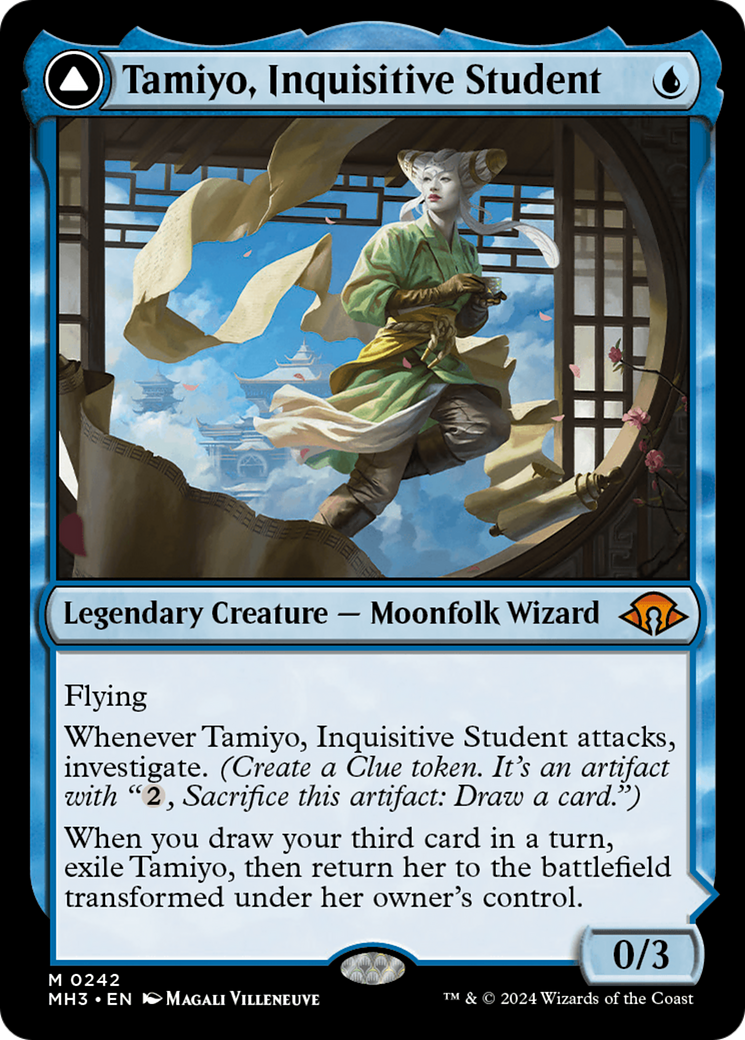 Tamiyo, Inquisitive Student // Tamiyo, Seasoned Scholar [Modern Horizons 3] | Rook's Games and More