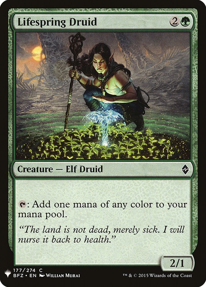 Lifespring Druid [Mystery Booster] | Rook's Games and More