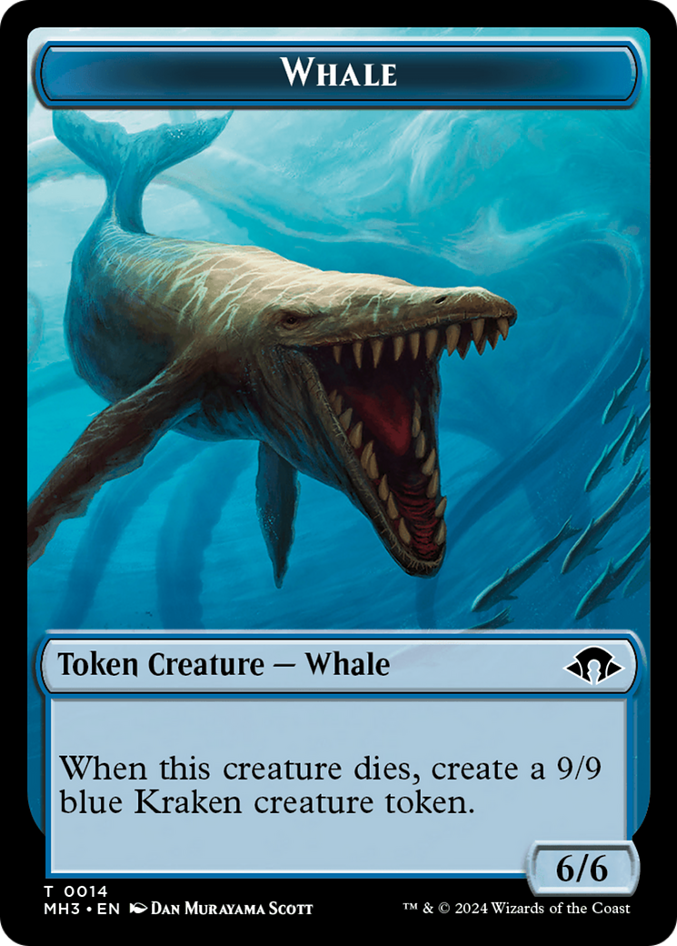 Whale // Energy Reserve Double-Sided Token [Modern Horizons 3 Tokens] | Rook's Games and More