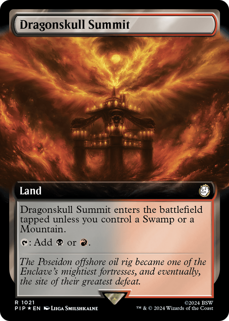 Dragonskull Summit (Extended Art) (Surge Foil) [Fallout] | Rook's Games and More
