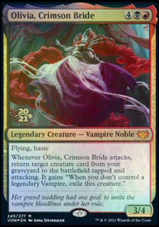 Olivia, Crimson Bride [Innistrad: Crimson Vow Prerelease Promos] | Rook's Games and More