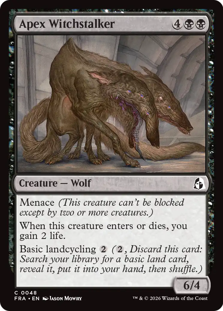 Apex Witchstalker [Reality Fracture] | Rook's Games and More