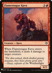 Flametongue Kavu [Mystery Booster] | Rook's Games and More