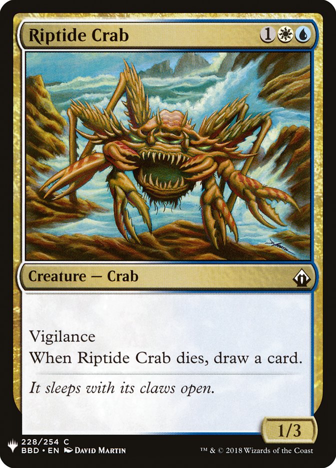 Riptide Crab [Mystery Booster] | Rook's Games and More