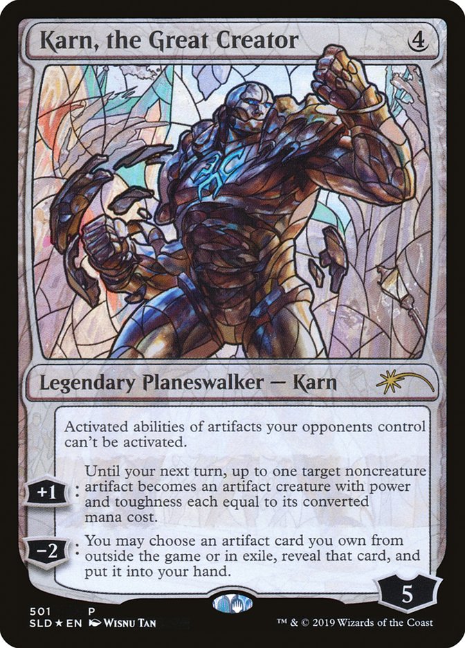 Karn, the Great Creator (Stained Glass) [Secret Lair Drop Promos] | Rook's Games and More