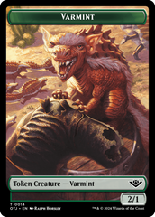 Varmint // Plot Double-Sided Token [Outlaws of Thunder Junction Tokens] | Rook's Games and More