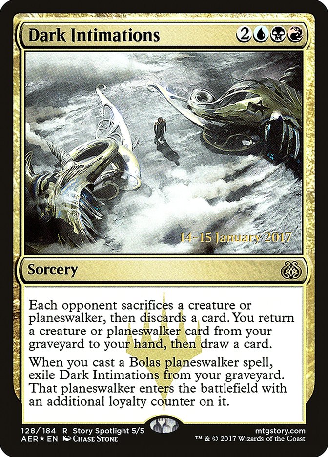 Dark Intimations [Aether Revolt Prerelease Promos] | Rook's Games and More