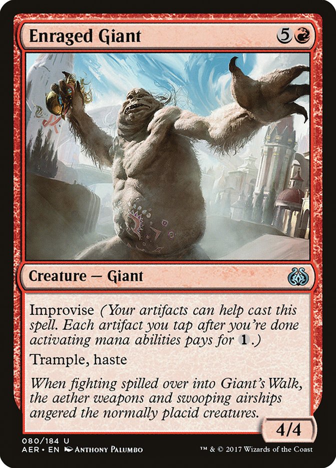 Enraged Giant [Aether Revolt] | Rook's Games and More