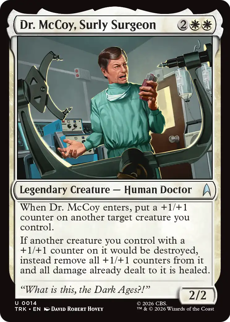 Dr. McCoy, Surly Surgeon [Star Trek] | Rook's Games and More