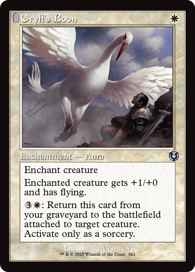 Gryff's Boon (Retro Frame) [Innistrad Remastered] | Rook's Games and More