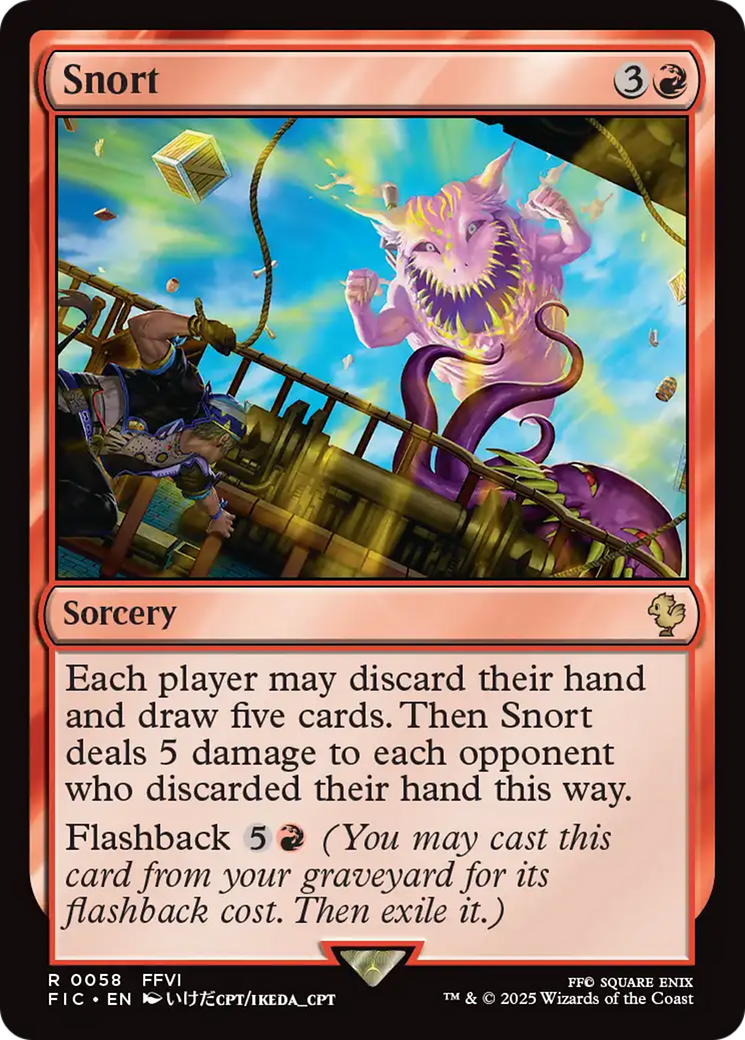 Snort [FINAL FANTASY Commander] | Rook's Games and More