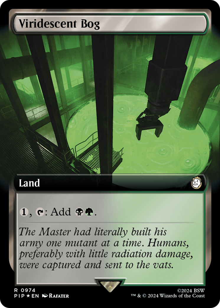 Viridescent Bog (Extended Art) (Surge Foil) [Fallout] | Rook's Games and More