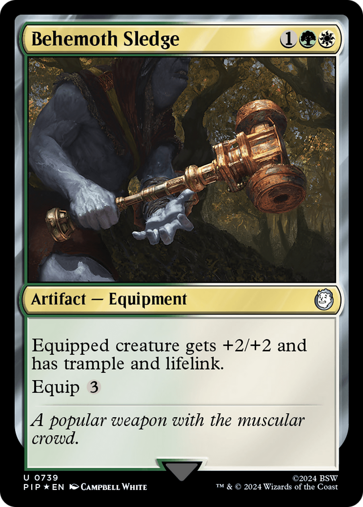 Behemoth Sledge (Surge Foil) [Fallout] | Rook's Games and More