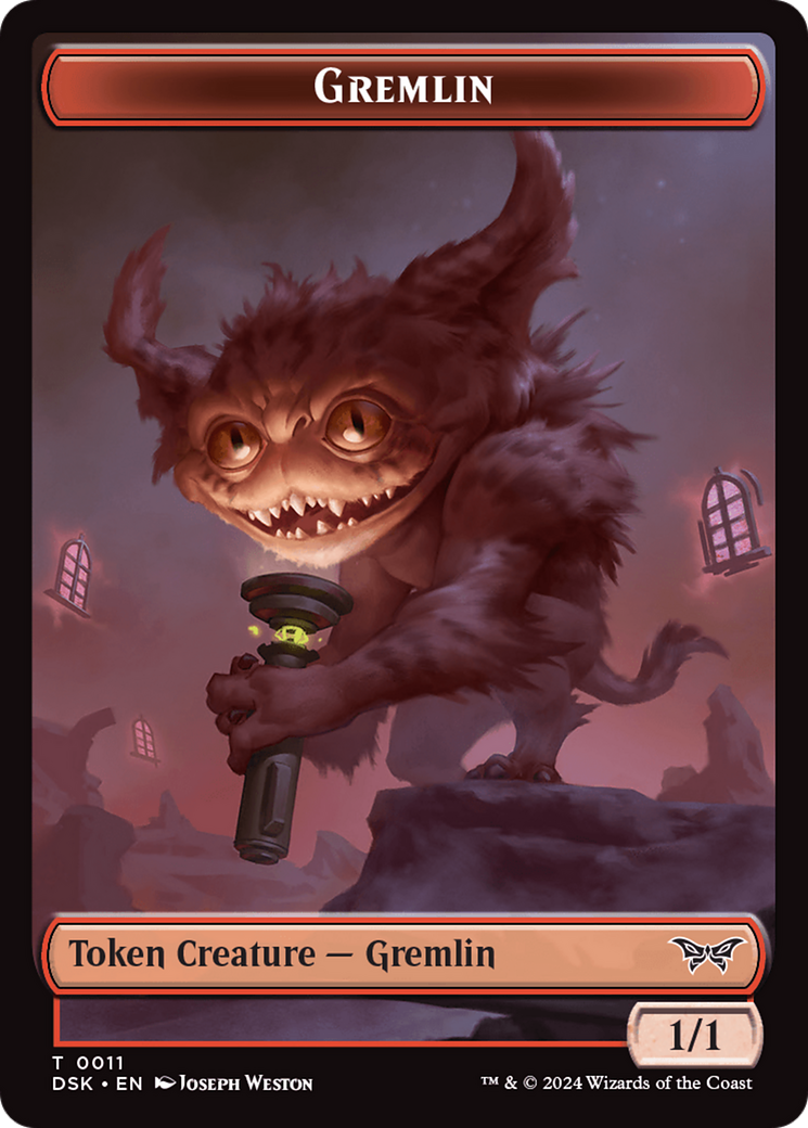 Gremlin Token [Duskmourn: House of Horror Tokens] | Rook's Games and More