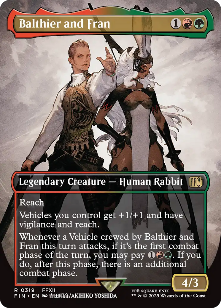 Balthier and Fran (Borderless) (0319) [FINAL FANTASY] | Rook's Games and More