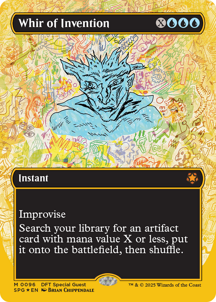 Whir of Invention (Borderless) (First-Place Foil) [Aetherdrift Special Guests] | Rook's Games and More