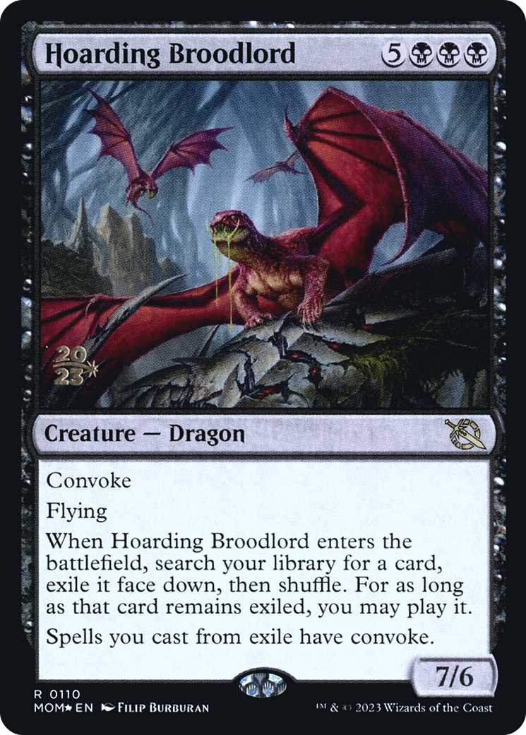 Hoarding Broodlord [March of the Machine Prerelease Promos] | Rook's Games and More